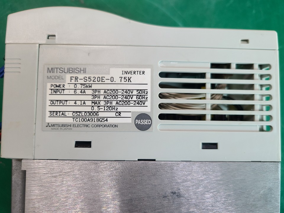 MITSUBISHI INVERTER FR-S520E-0.75K (750W-중고) 미쓰비씨 인버터