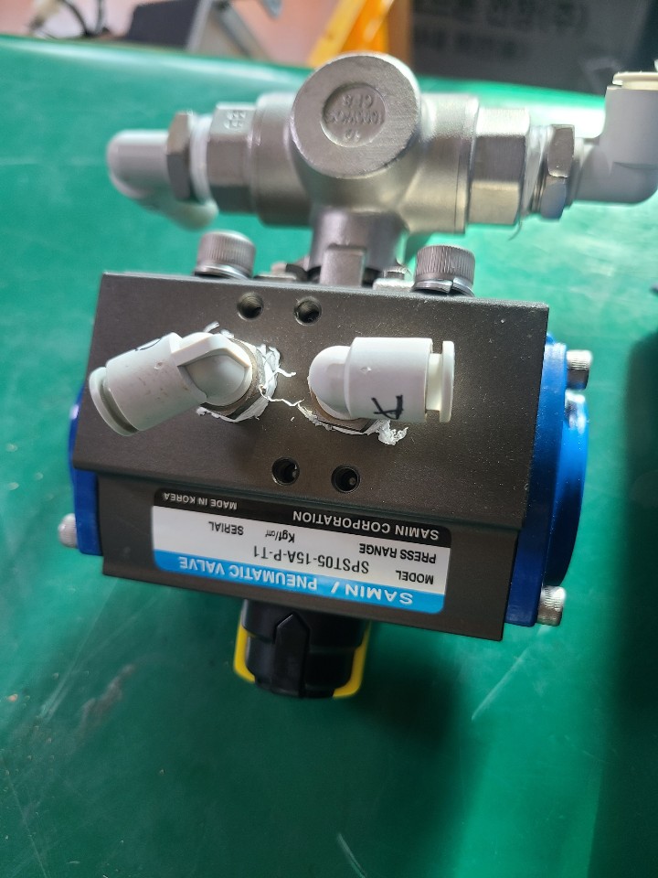 SAMIN PNEUMATIC VALVE SPST05-15A-P-T1 (중고)