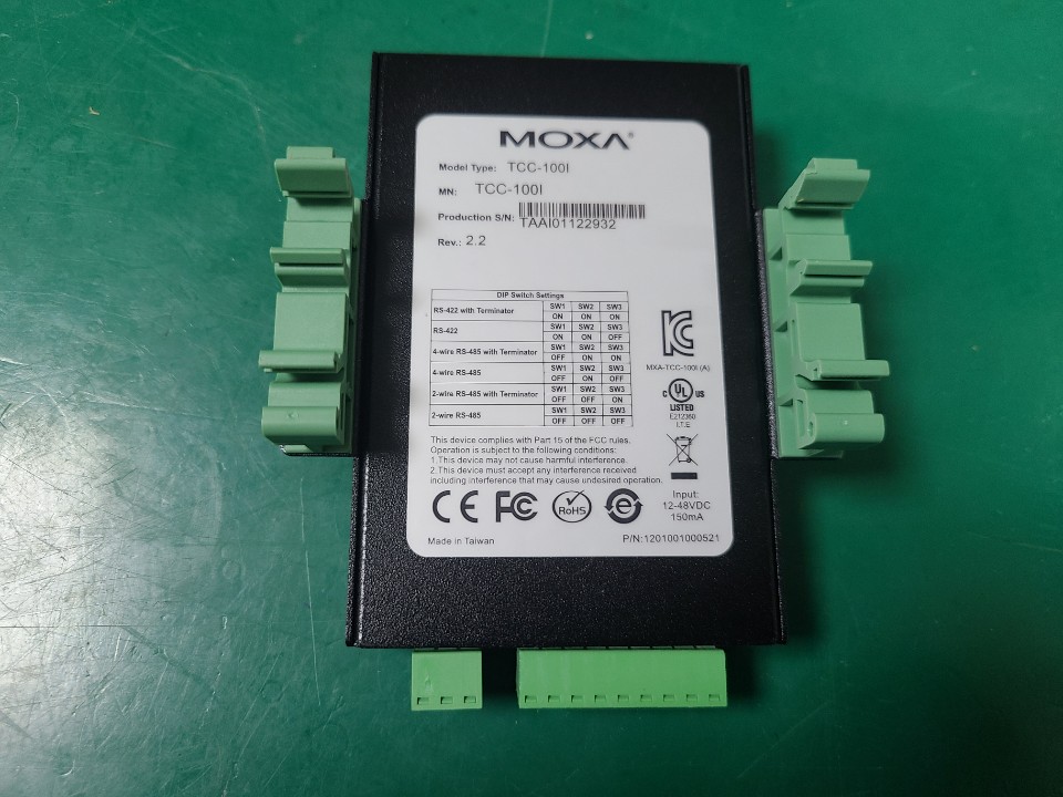 MOXA TCC 100I RS232 to RS422 485 아이솔레이션 컨버터