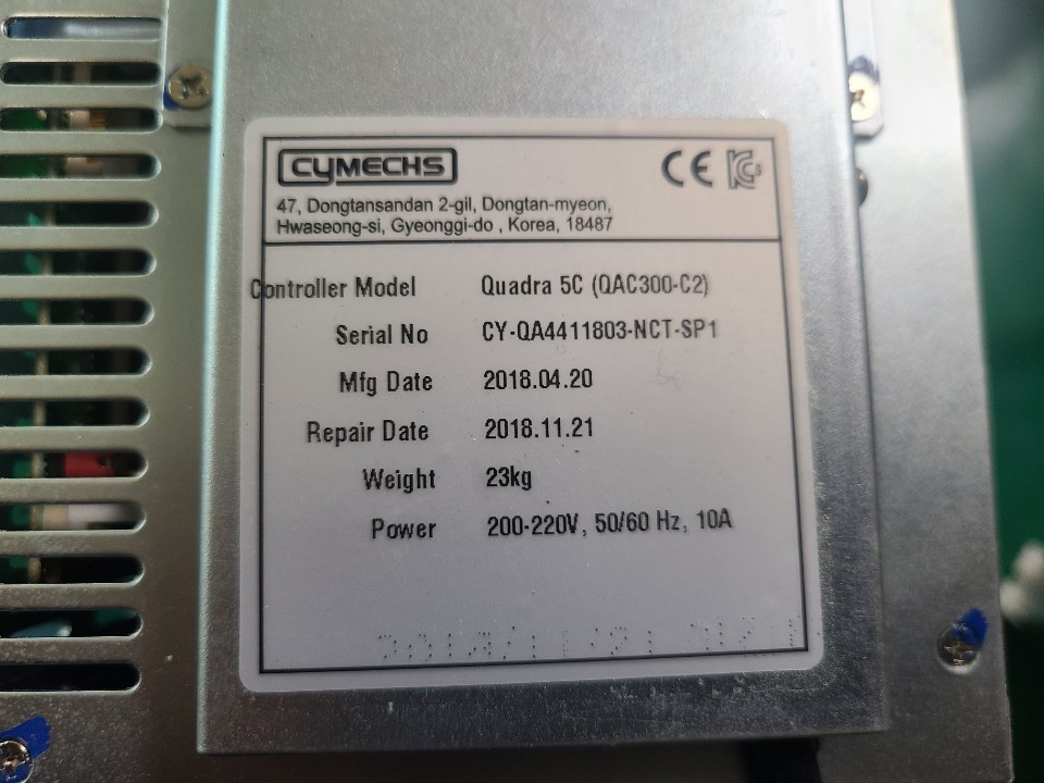 CYMECHS ROBOT CONTROLLER QUADRA 5C (QAC300-C2) (중고) 로보트 콘트롤러