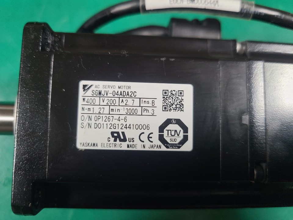 YASKAWA SERVO MOTOR SGMJV-04ADA2C (400W 중고) 야스까와 서보모타