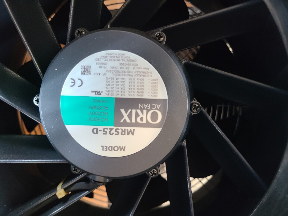 ORIX AC FAN MOTOR MRS25-D (중고) 오릭스 팬모타