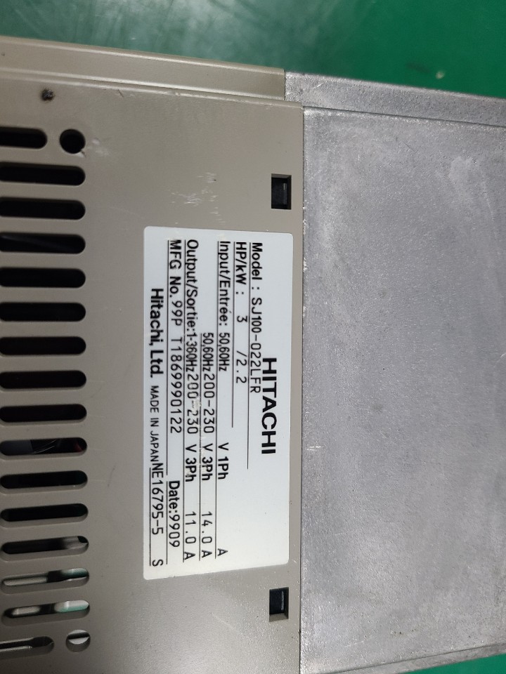 HITACHI INVERTER SJ100-022LFR (중고) 히다찌 인버터