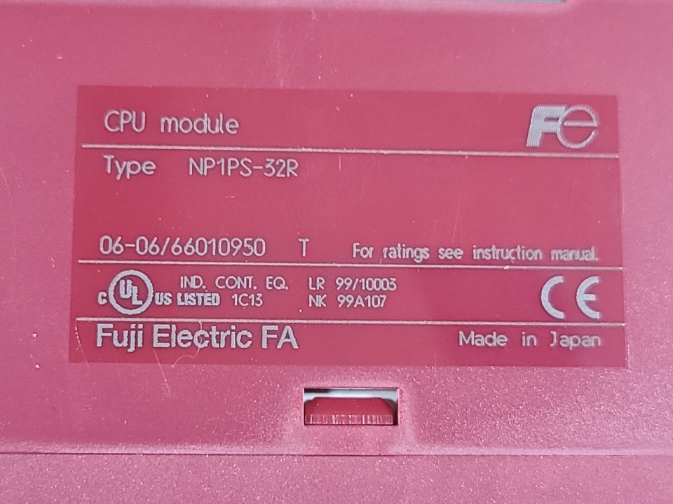 FUJI PLC CPU NP1PS-32R (중고) 후지 씨피유
