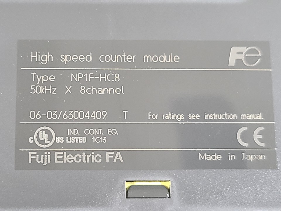 FUJI PLC SPEED COUNTER NP1F-HC8 (중고) 후지 피엘시 속도조절 유닛