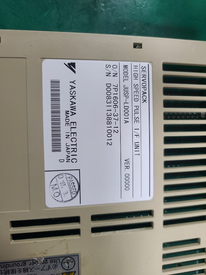 YASKAWA HIGH SPEED PULSE I/F UNIT JUSP-LD001A (중고) 하이 스피드 플러스