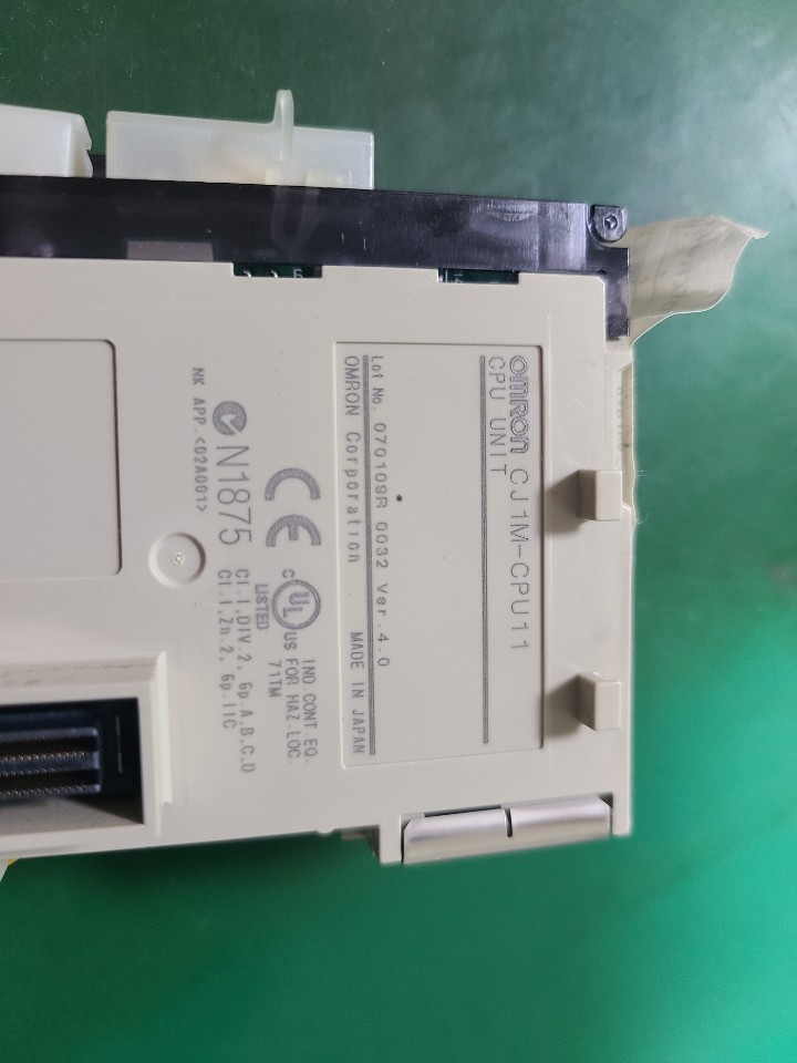 OMRON PLC CPU CJ1W-CPU11 (중고) 옴론 피엘시