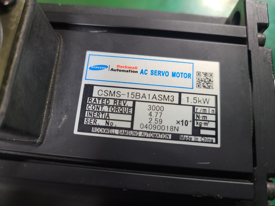 SAMSUNG AC SERVO MOTOR CSMS-15BA1ASM3 (1.5KW-중고) 로크엘삼성 서보모타