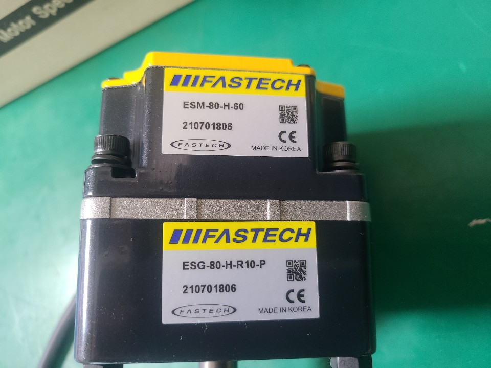 (A급) FASTECH EZI-SPEED 80-H-60-C-R10-P  ESD-60-C + ESG-80-H-R10-P (MOTOR+CONTROL)