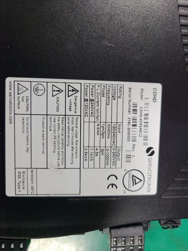 SERVO DRIVE CDHD-4D52AEC2 (중고) 서보 드라이브
