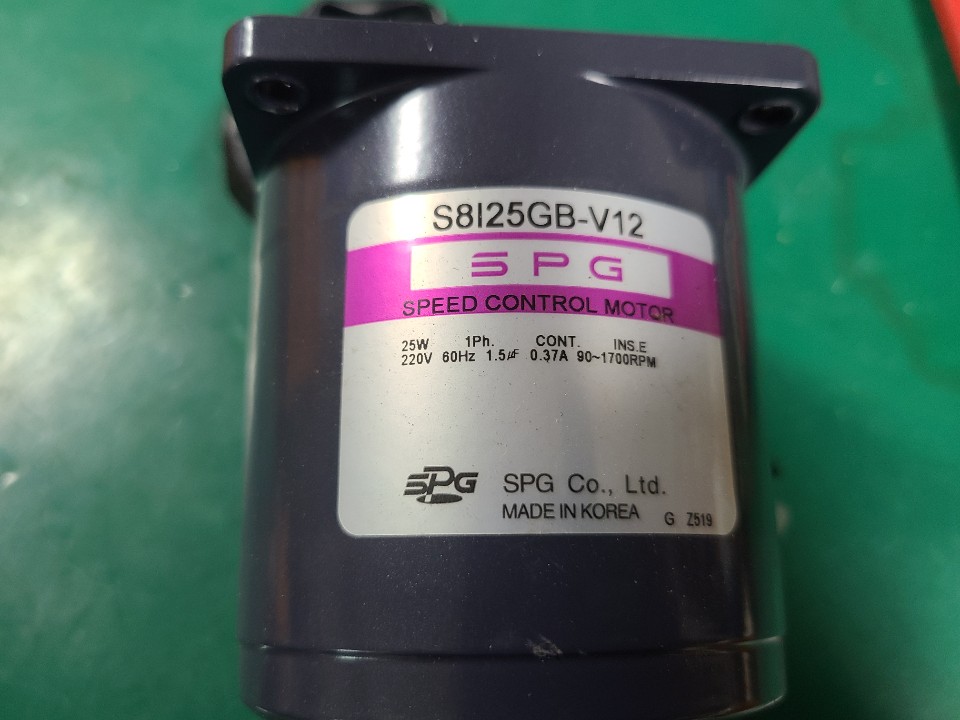 (미사용중고) SPG SPEED CONTROL MOTOR S8I25GB-V12 스피드 콘트롤 모타