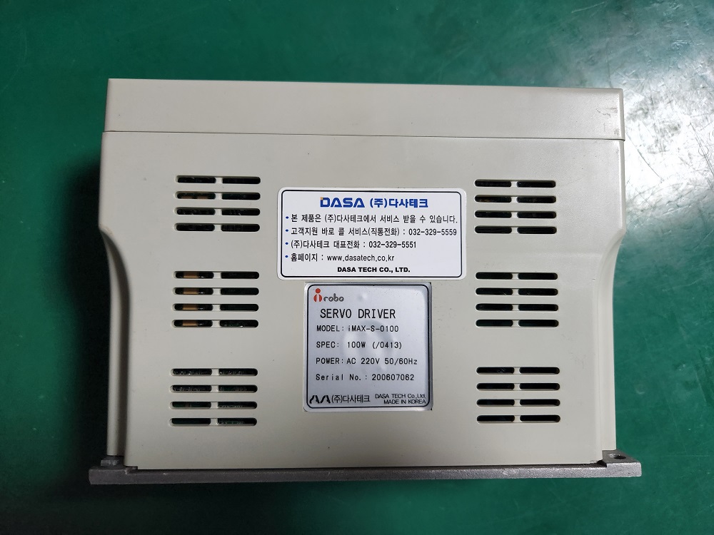 irobo (DASA TECH) SERVO DRIVE iMAX-S-0100 서보 드라이브 (중고)