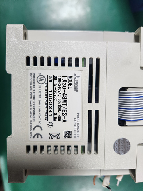 MITSUBISHI PLC FX3U-48MT/ES-A, FX2N-16EX-ES/UL (중고) 미쓰비시 피엘씨