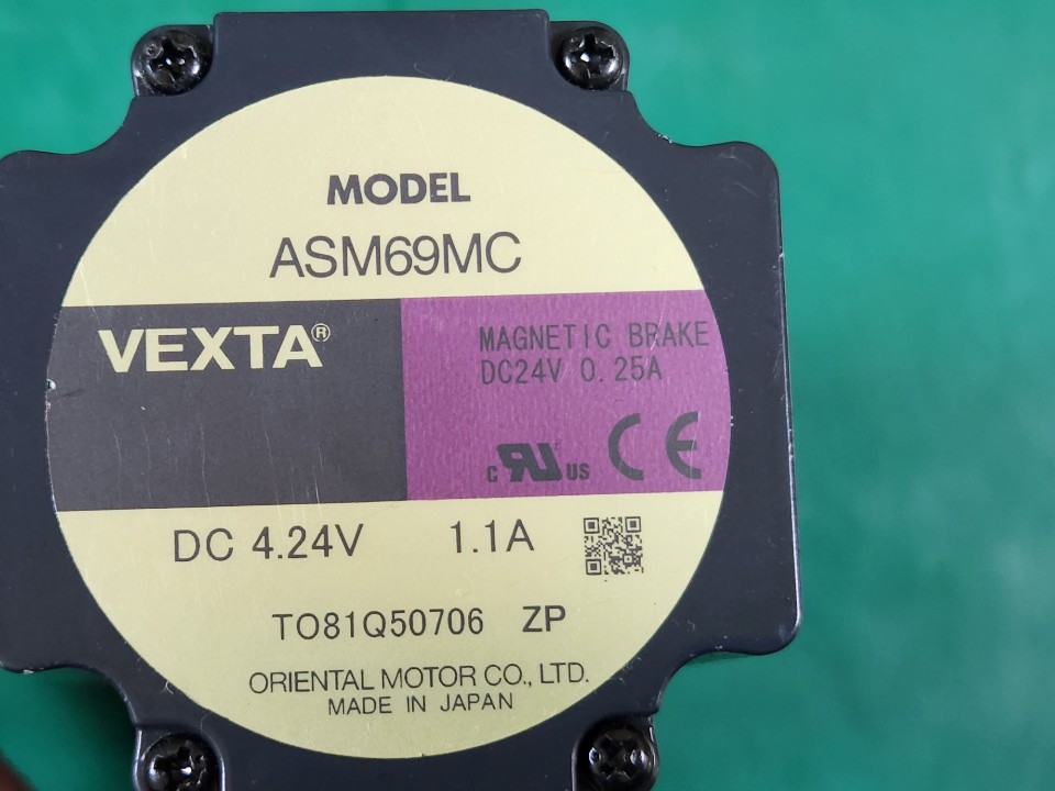 VEXTA STEPPING MOTOR ASM69MC 마그네틱 브레이크 모터 (중고)