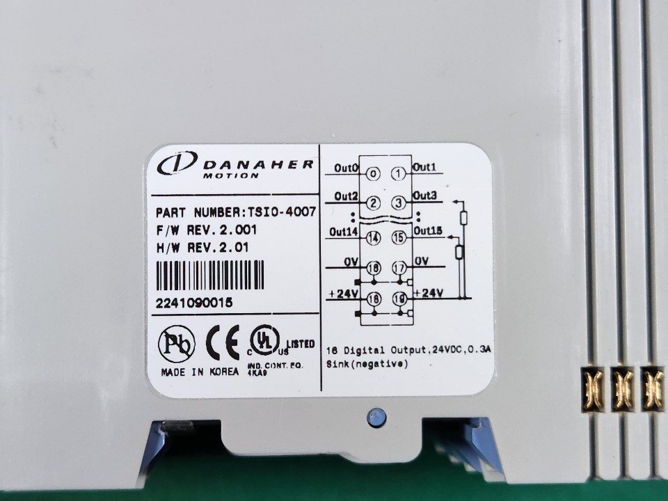 DANAHER MOTION PLC TSIO-4007 (중고)