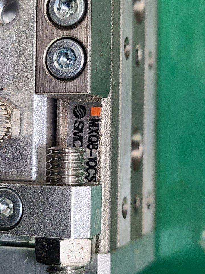 SMC SLIDE TABLE CYLINDER MXQ8-10 (중고) 슬라이드 테이블 실린더