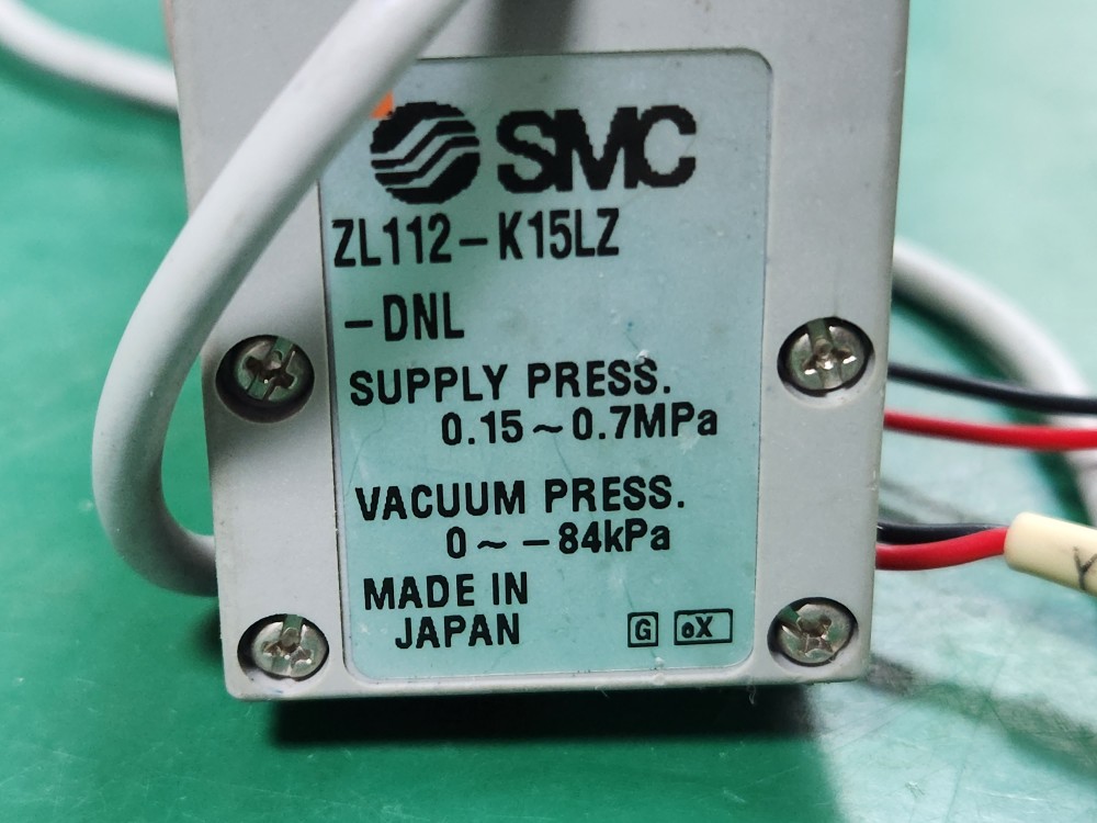 SMC MULTISTAGE EJECTOR ZL112-K15LZ-DNL (중고) 멀티 이젝터