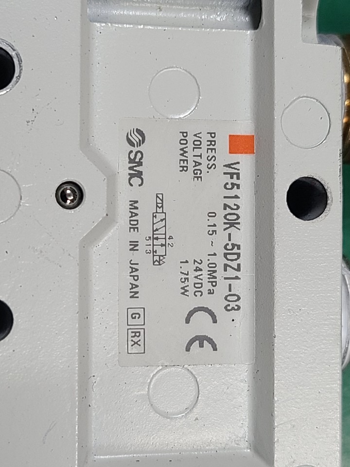 SMC SOLENOIDE VALVE VF5120K-5DZ1-03 (중고) 솔레노이드밸브