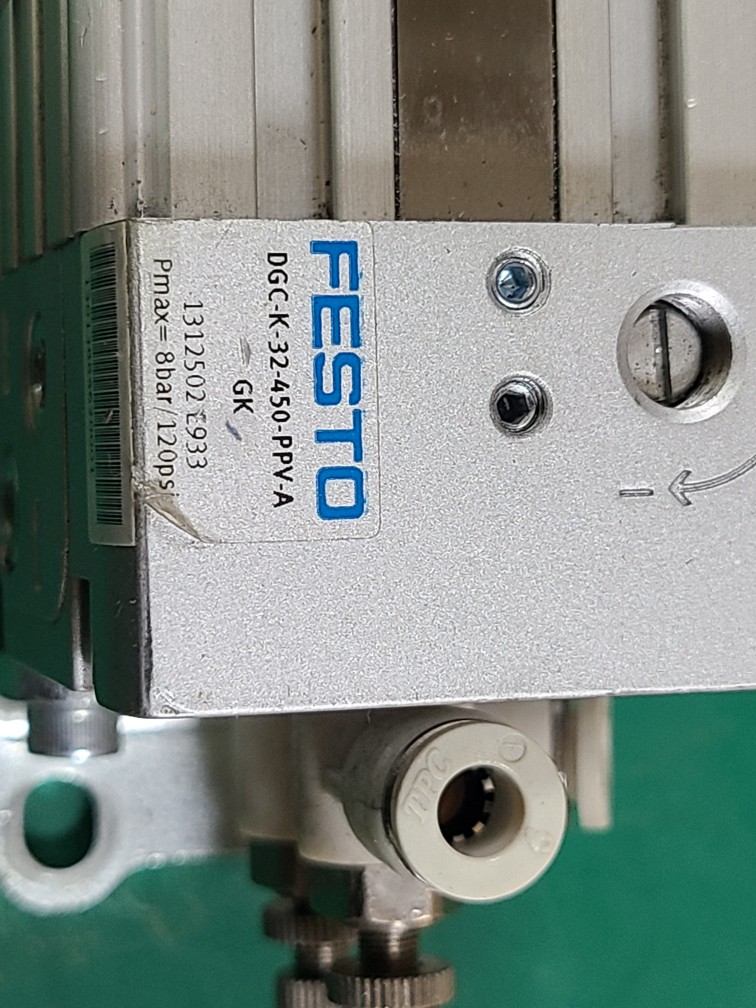 FESTO RODLESS CYLINDER DGC-K-32-450-PPV-A (중고) 훼스토 로드레스 실린더