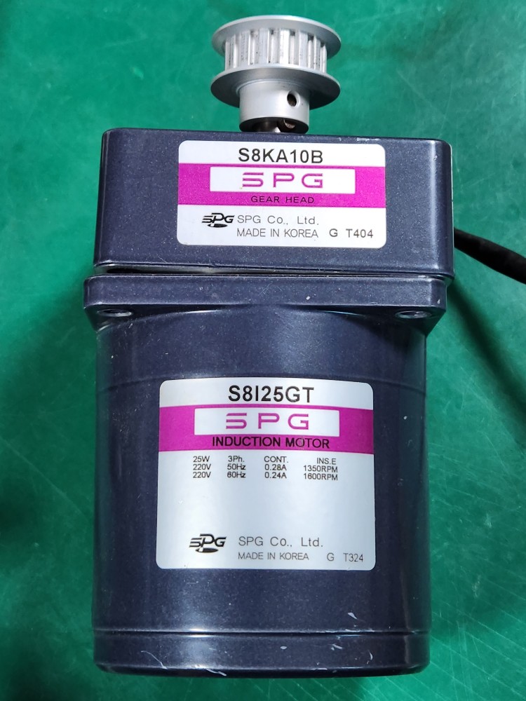 SPG MOTOR S8I25GT + S8KA10B AC모터 (중고)