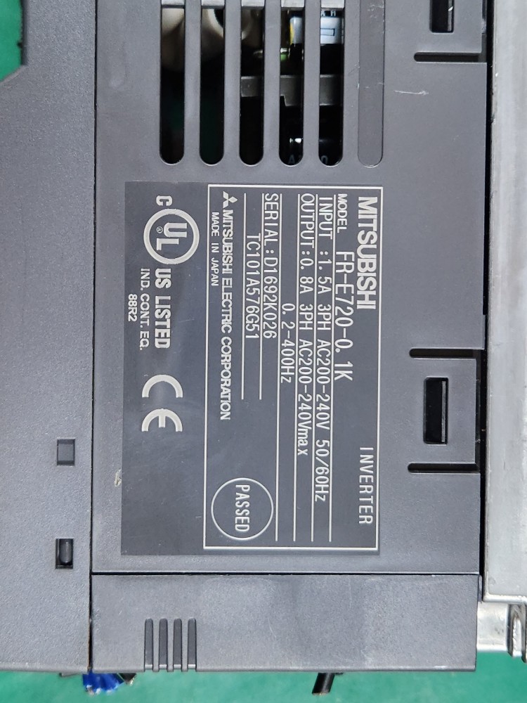 MITSUBISHI INVERTER FR-E720-0.1K (중고) 미쓰비씨 인버터