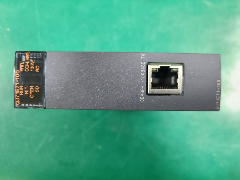 MITSUBISHI PLC ETHERNET I/F UNIT QJ71E71-100 (중고) 미쓰비씨 이더넷 인터페이스 유닛