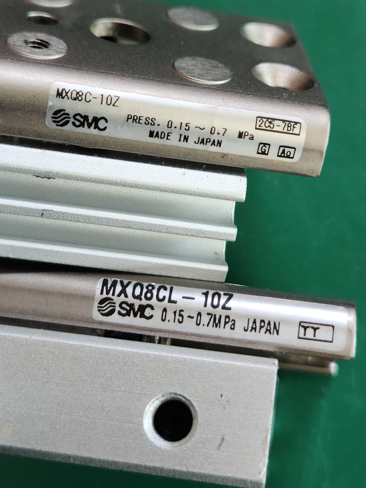 SMC SLIDE CYLINDER MXQ8C(L)-10Z 슬라이드 실린더(중고)