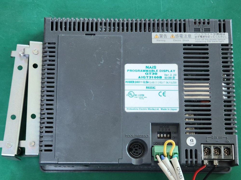 NAIS TOUCH PANEL AIGT3100B 터치 패널 (중고)