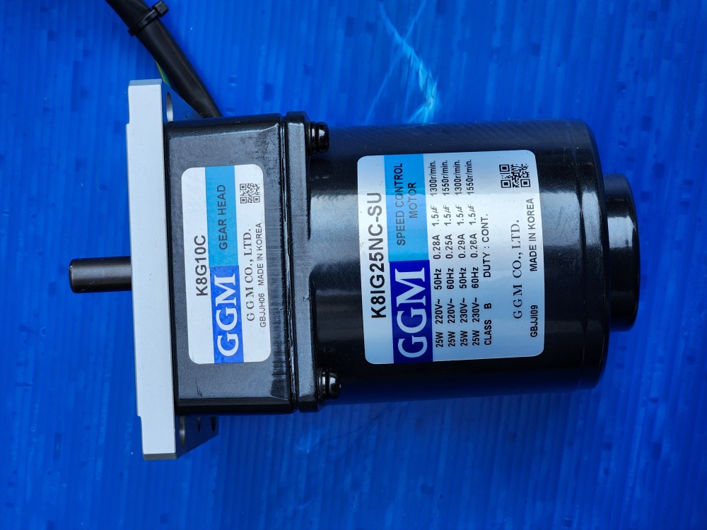 (미사용중고) GGM SPEED CONTROL MOTOR K8IG25NC-SU+K8G10C 지지엠 속도조절 모타