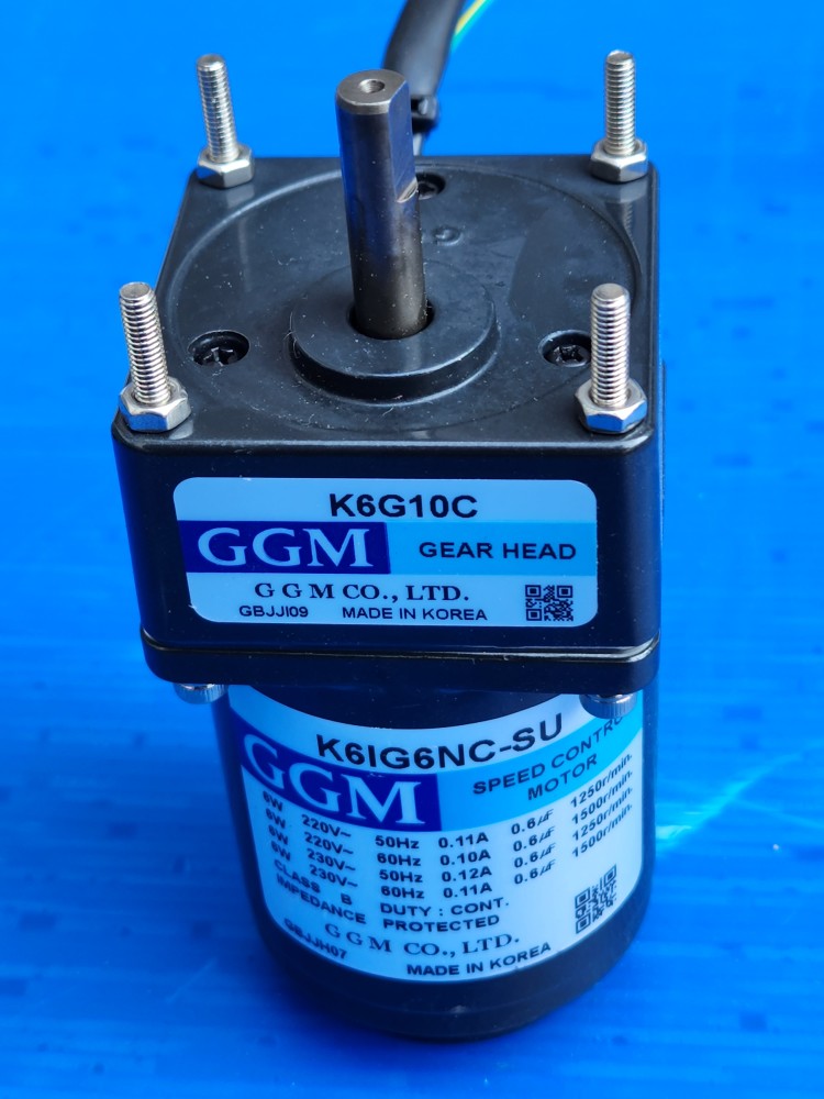 (미사용중고) GGM SPEED CONTROL MOTOR K6IG6NC-SU+K6G10C 지지엠 속도조절모타