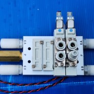 (미사용중고) SMC SOLENOID VALVE SY5120-5LZ-C6(2EA) 솔밸브