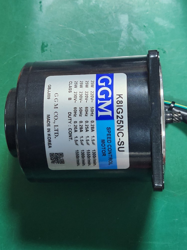 (미사용중고) GGM SPEED CONTROL MOTOR K8IG25NC-SU 지지엠 속도조절모타