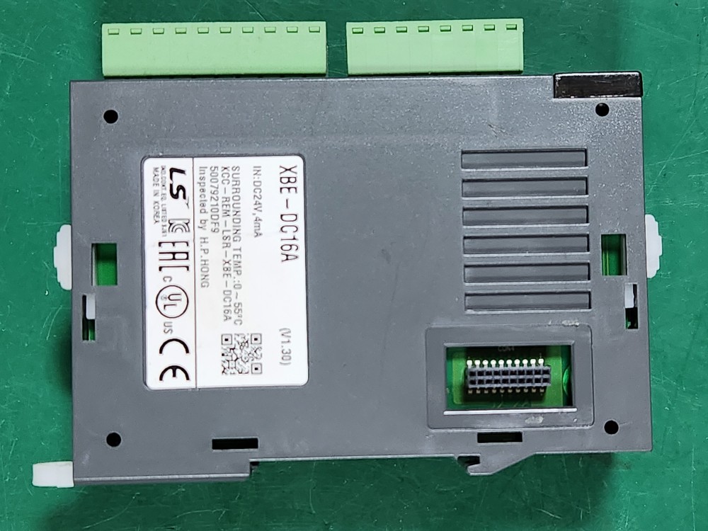 LS산전  PLC XBE-DC16A (V 1.30  V1.20)(중고)