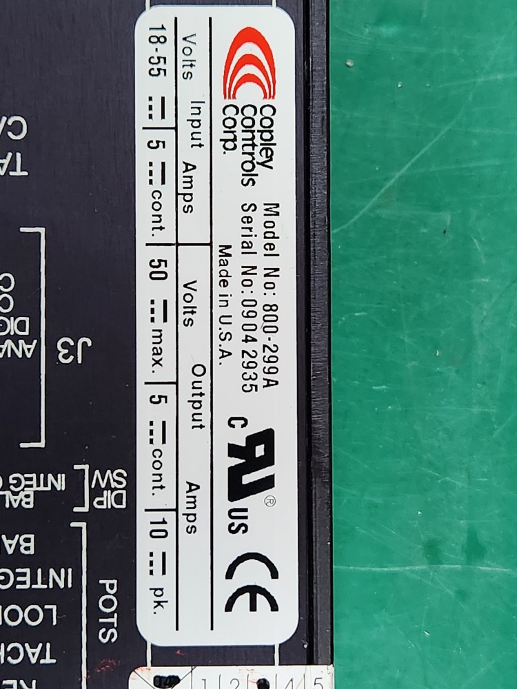 COPLEY CONTROLS Servo Motor Drive Amplifier 800-299A (중고)
