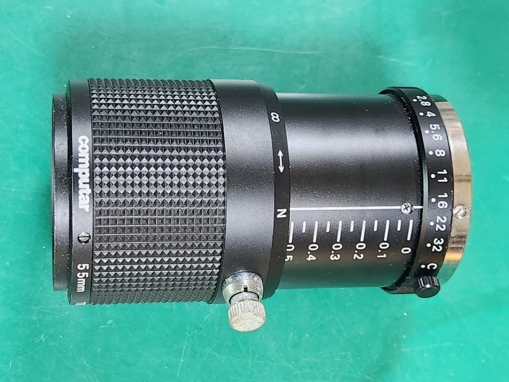 COMPUTAR TELECENTRIC C-MOUNT LENS TEC-M55 텔레센트릭 카메라 렌즈 (중고)