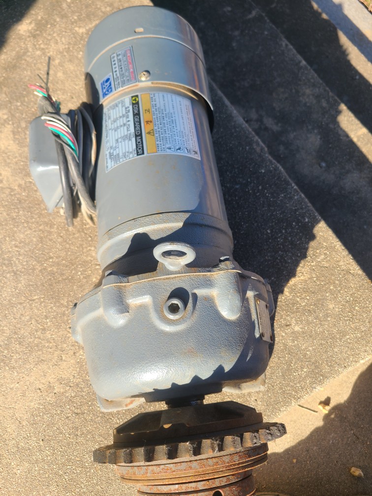 DSK GEARED MOTOR TIK-FL 0.75KW 4POLE (중고)