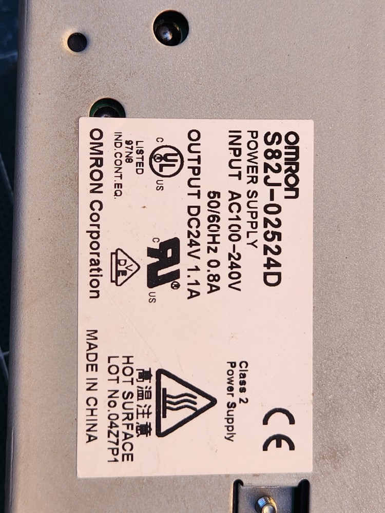 OMRON POWER SUPPLY S82J-02524D 오므론 파워서플라이 (중고)