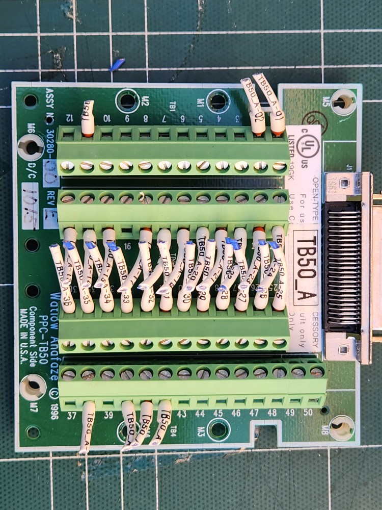 WATLOW ANAFAZE Open Type Process Control Board PPC-TB50  (중고)