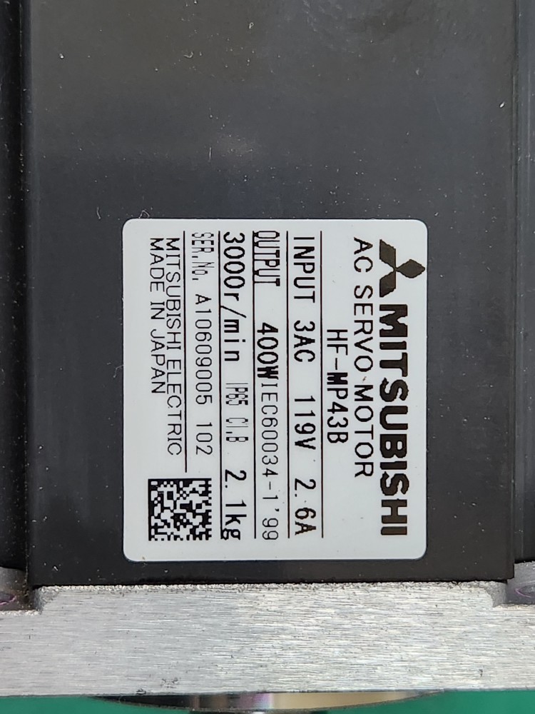 MITSUBISHI SERVO MOTOR HF-MP43B (중고) 미쓰비시 서보 모터