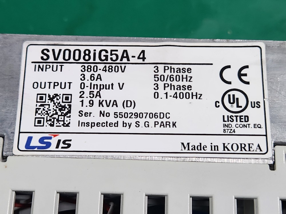 LS INVERTER SV008iG5A-4 (중고) 엘에스 인버터