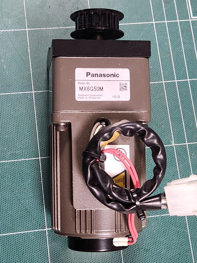 PANASONIC SINGLE PHASE INDUCTION MOTOR M61X6GV4Y + MX6G50M 파나소닉 인덕션 모터 & 감속기 (중고)