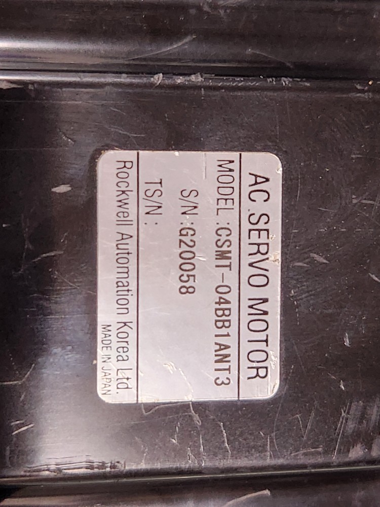 ROCKWELL-AUTOMATION AC SERVO MOTOR CSMT-04BB1ANT3 삼성 서보 모터 (중고)