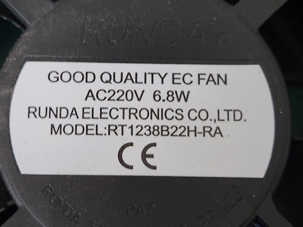 (A급-미사용품) RUNDA AC FAN RT1238B22H-RA 쿨링팬