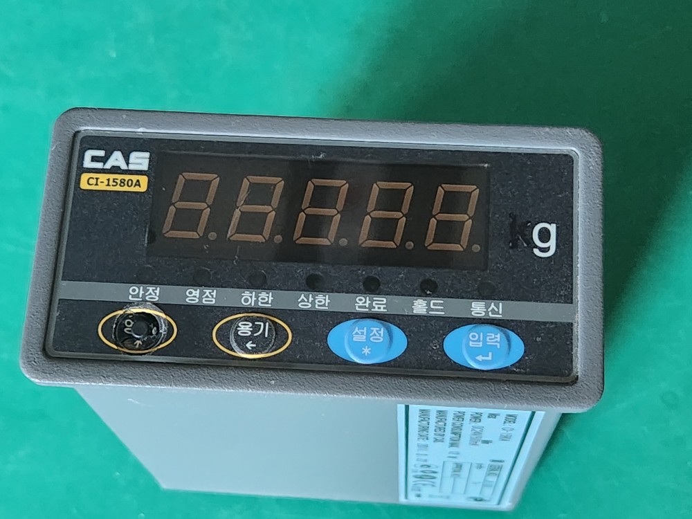 CAS INDICATOR CI-1580A 산업용 저울 인디케이터 (중고)