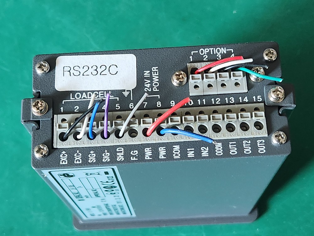 CAS INDICATOR CI-1580A 산업용 저울 인디케이터 (중고)