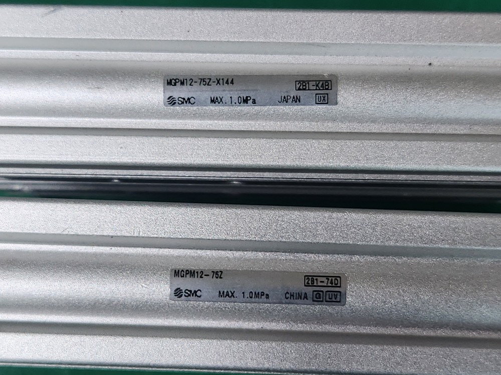 SMC GUIDE CYLINDER MGPM12-75Z (중고) 가이드 실린더 