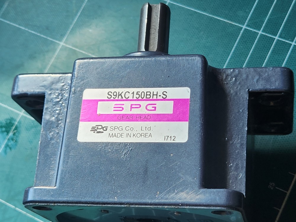 SPG GEAR HEAD S9GX10BH-S (10:1 중고), S9KC150BH-S (150:1 중고)