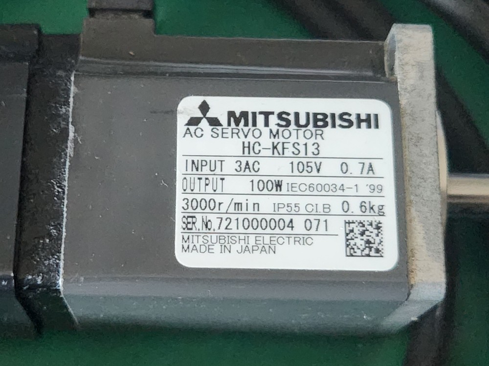 MITSUBISHI SERVO MOTOR HC-KFS13  미쓰비시 서보 모터 (중고)
