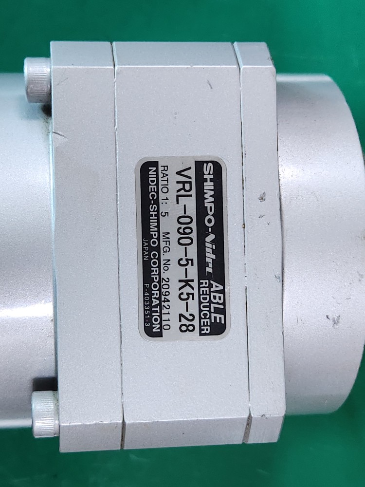 NIDEC REDUCER VRL-090-5-K5-28 감속기 (중고)