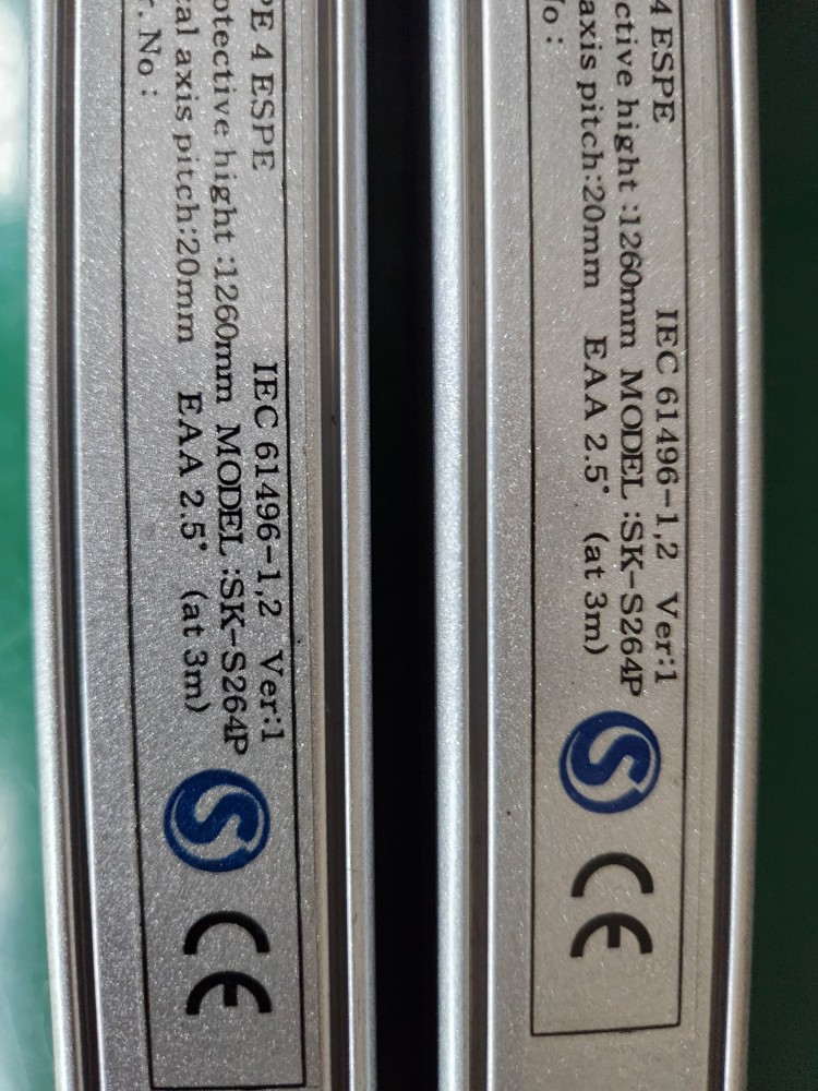 SUNKWANG  LIGHT CURTAIN  SENSOR SK-S244P(중고), SK-S264P(미사용 중고) 선광 라이트 커튼 센서